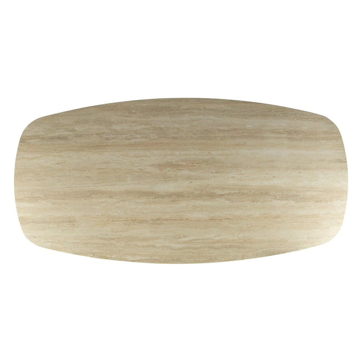 Eettafel Romano Ovaal | 3D keramiek travertin