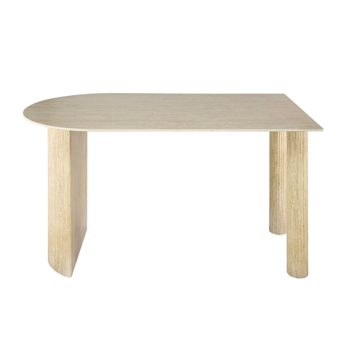 Eettafel Romano Organisch | Keramiek travertin