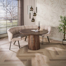 Eetkamerbankset Raster Hoven | Zand-bruin
