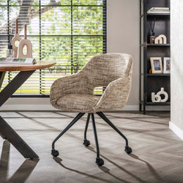 Eetkamerstoel Spring - Eagle Zand | Rollend