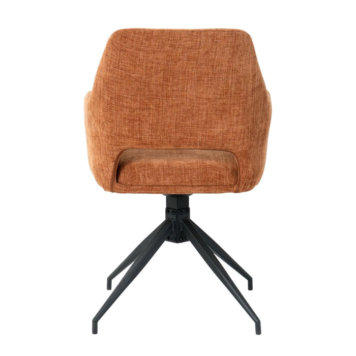 Eetkamerstoel Tess – Stof Roest