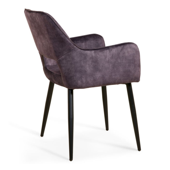 Eetkamerstoel Ray – Velvet Antraciet
