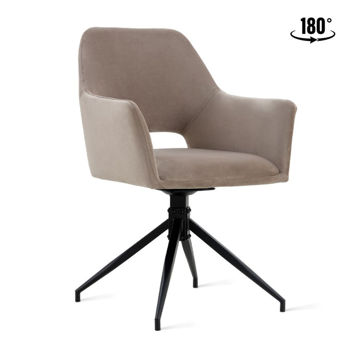 Eetkamerstoel Tess – Velvet Taupe