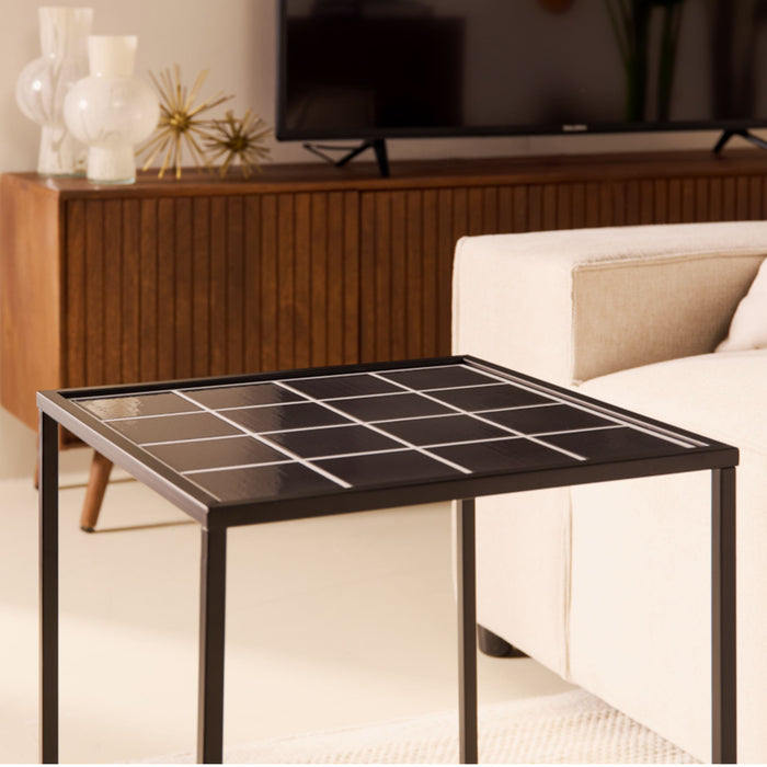 Bijzettafel Luca | Zwart 44cm