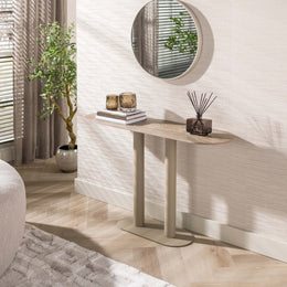 Haltafel Selvo | Zand Travertin 120cm