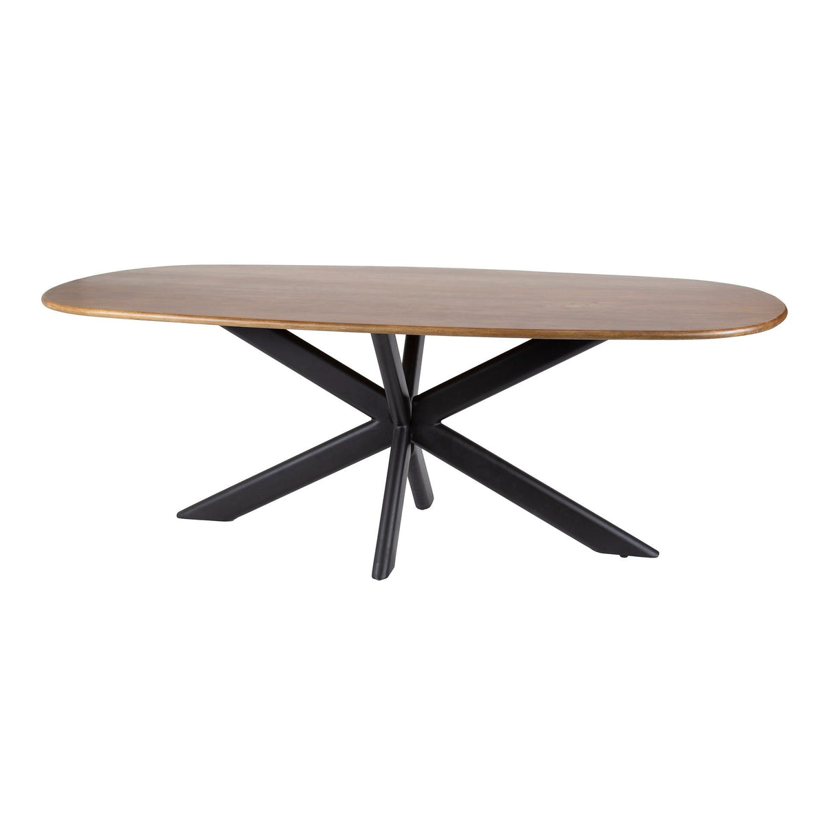 Eettafel Cliff Ovaal | Massief mango zand