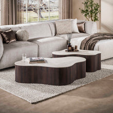 Salontafelset Ceramo Grande | Donkerbruin keramiek