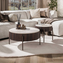 Salontafel Ceramo Rond Set van 2 | Mahal