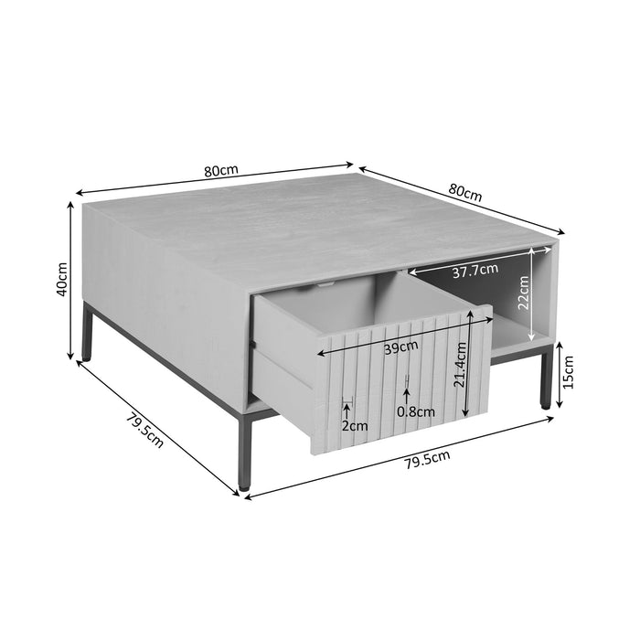 Salontafel Madison | Brown 80cm