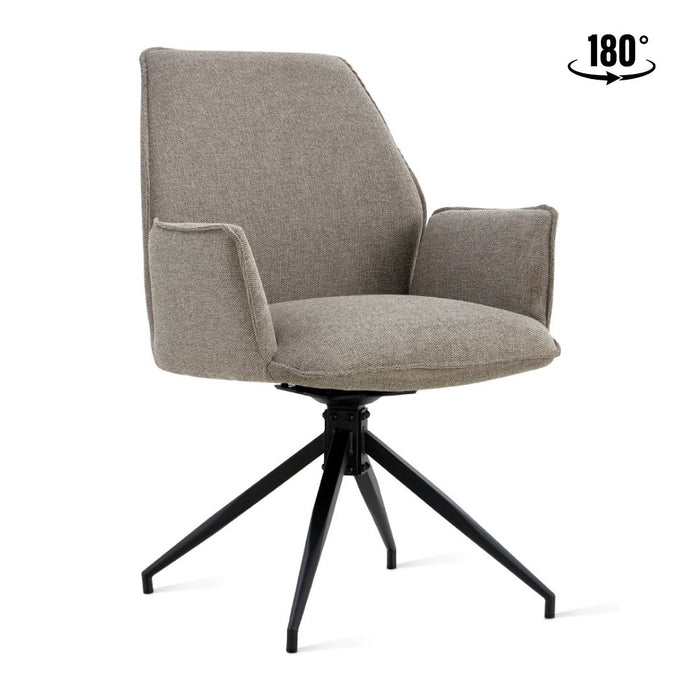 Eetkamerstoel Jill – Linnen Taupe