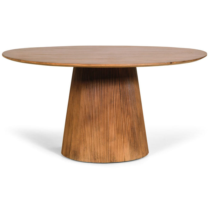 Eettafel Mokka Lichtbruin – Ø120cm | Rond