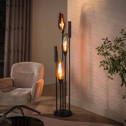 Vloerlamp Cocoon 5L | Zwart