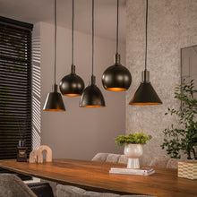 Hanglamp Metallo 5L - Sienna brown