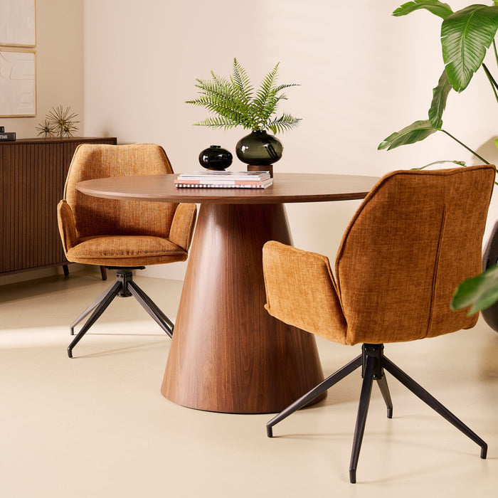 Eetkamerstoel Jill – Stof Roest