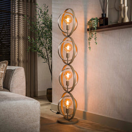 Vloerlamp Turn Around 4L | Beige
