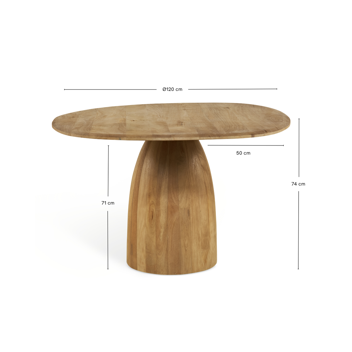 Eettafel Bora | Naturel