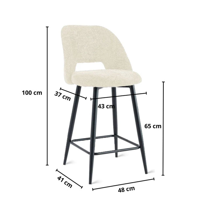 Barkruk Monta – Stof Beige