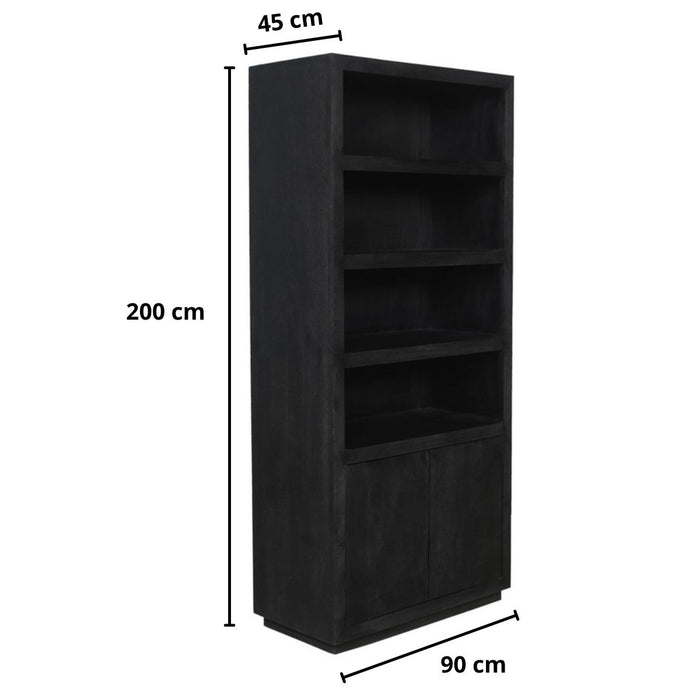 Boekenkast Brussel | Black 90cm