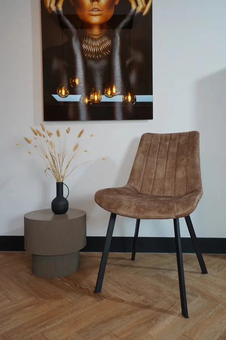 Eetkamerstoel Riva - Velvet Taupe