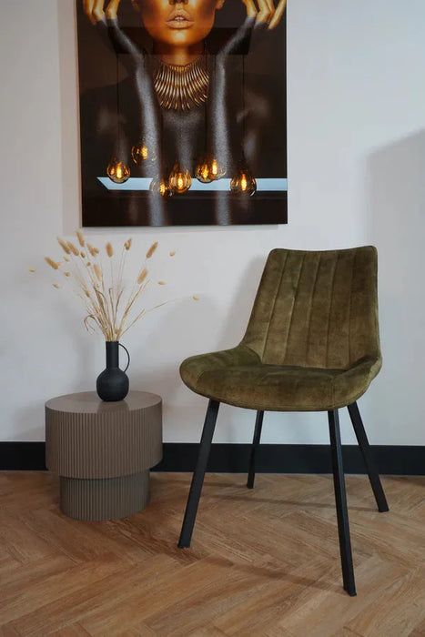 Eetkamerstoel Riva - Velvet Groen