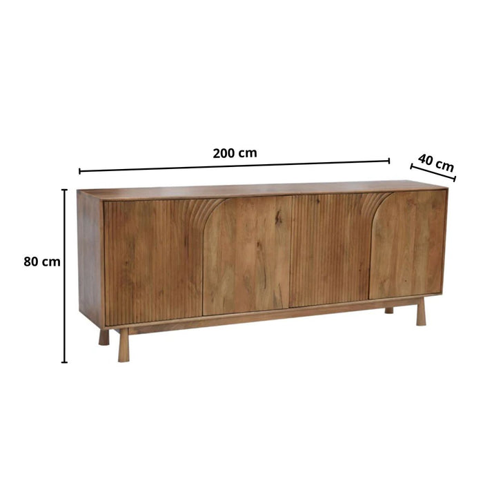 Dresoir Ive | Naturel 200cm