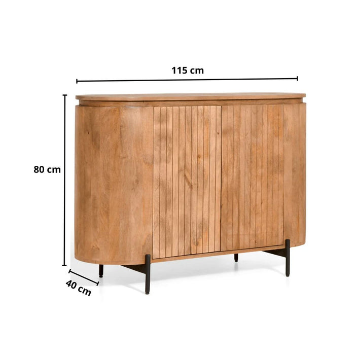 Dressoir Mokka | Lichtbruin 115cm