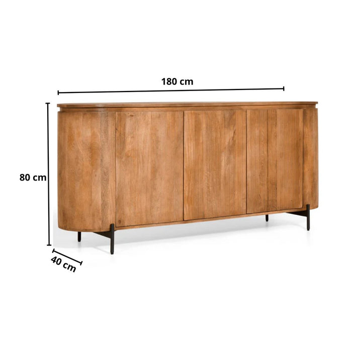 Dressoir Mokka | Lichtbruin 180cm