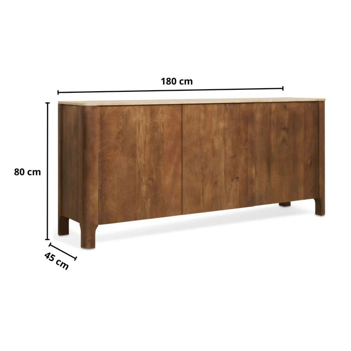 Dressoir Nova | Bruin Marmer 180cm