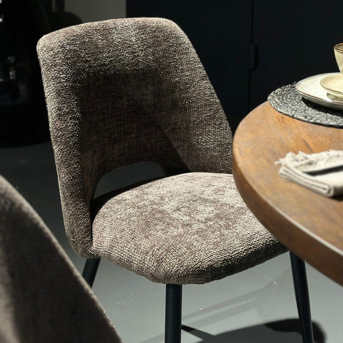 Eetkamerstoel Monta – Stof Taupe