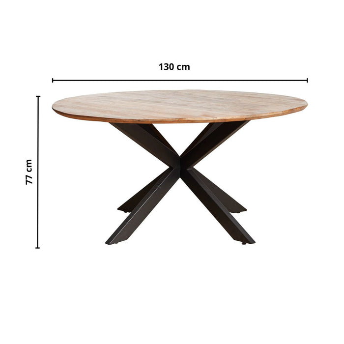 Eettafel Arlington - 130cm | Rond