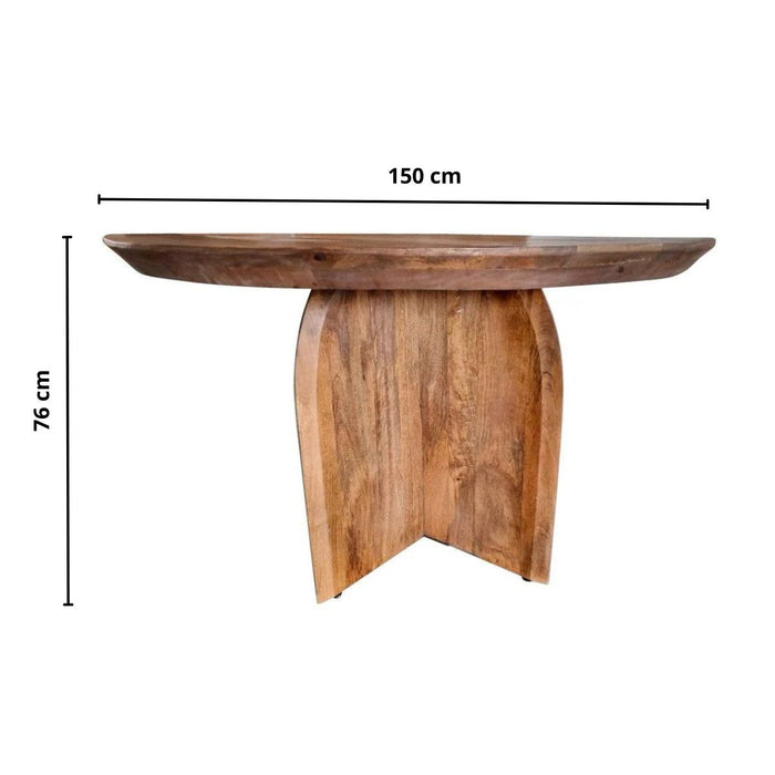 Eettafel Tense Naturel - 150cm | Rond