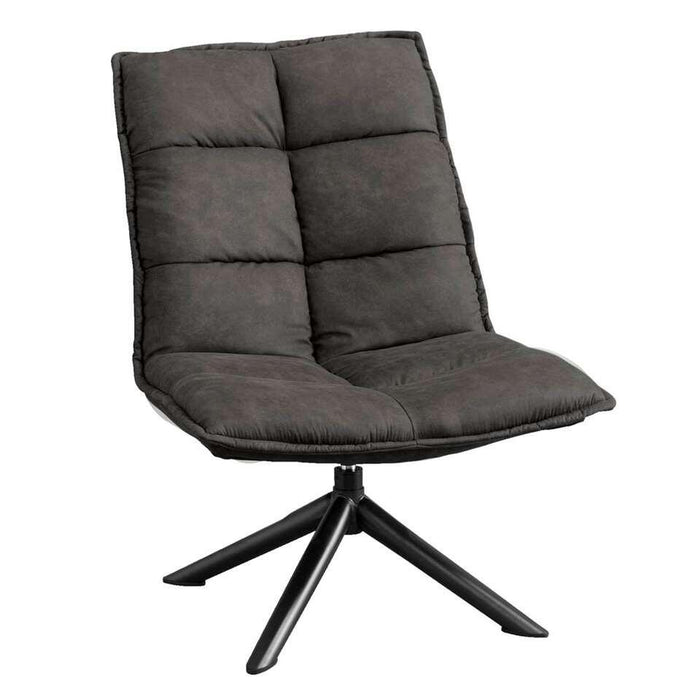 Fauteuil Lucas – Microleder Antraciet