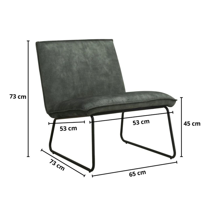 Fauteuil James – Velvet Groen
