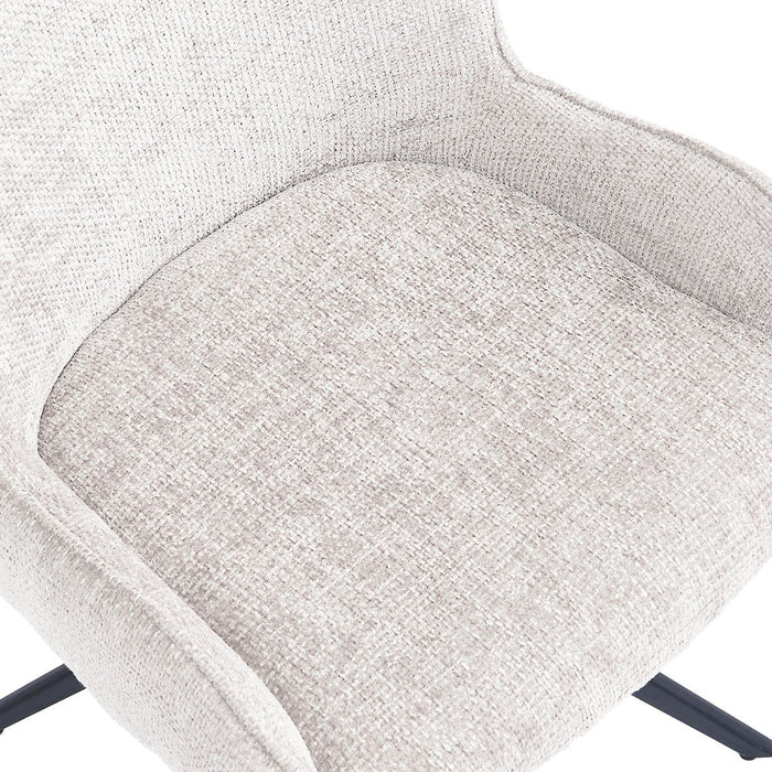 Eetkamerstoel Lily – Stof Ivoor