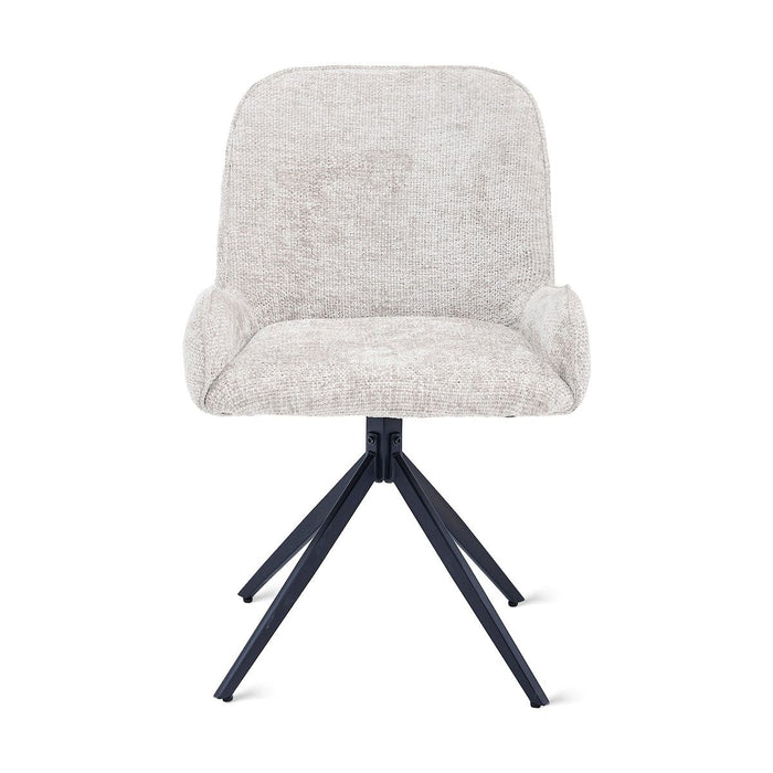 Eetkamerstoel Lily – Stof Ivoor