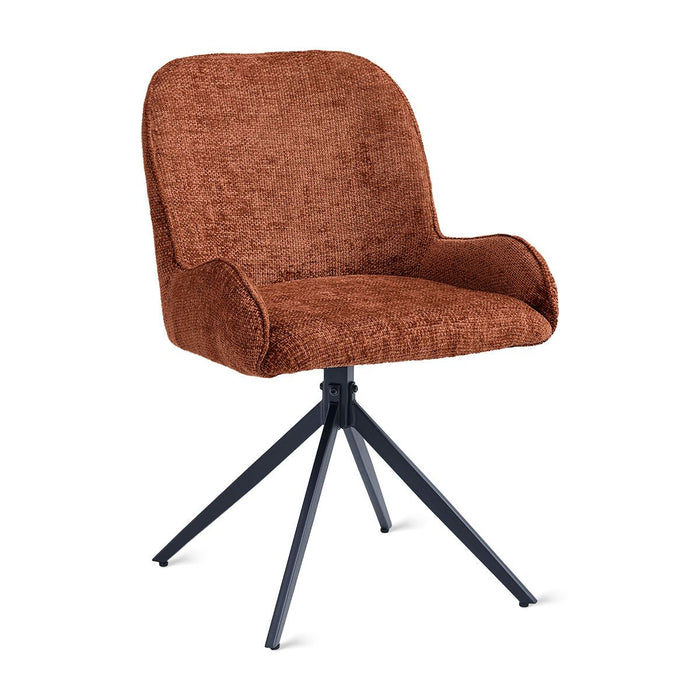 Eetkamerstoel Lily – Stof Roest