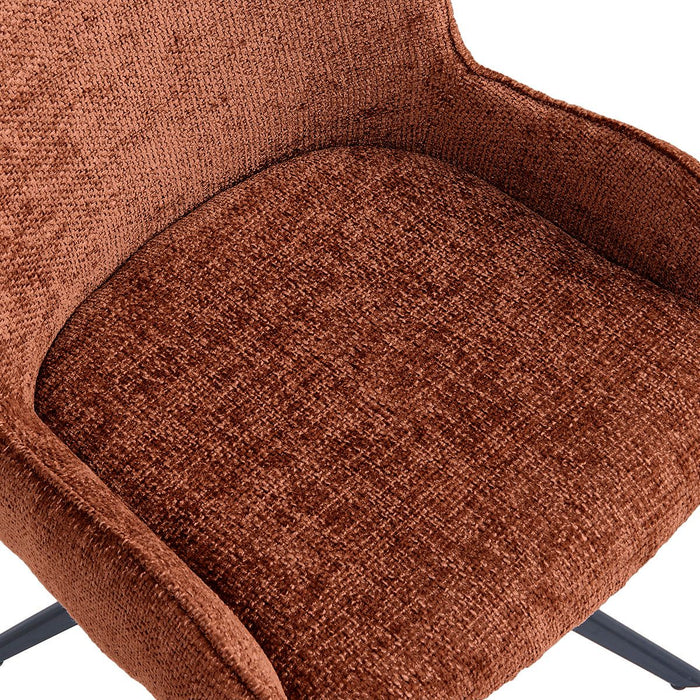 Eetkamerstoel Lily – Stof Roest