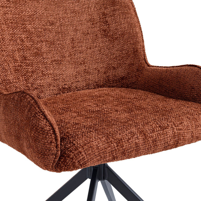 Eetkamerstoel Lily – Stof Roest