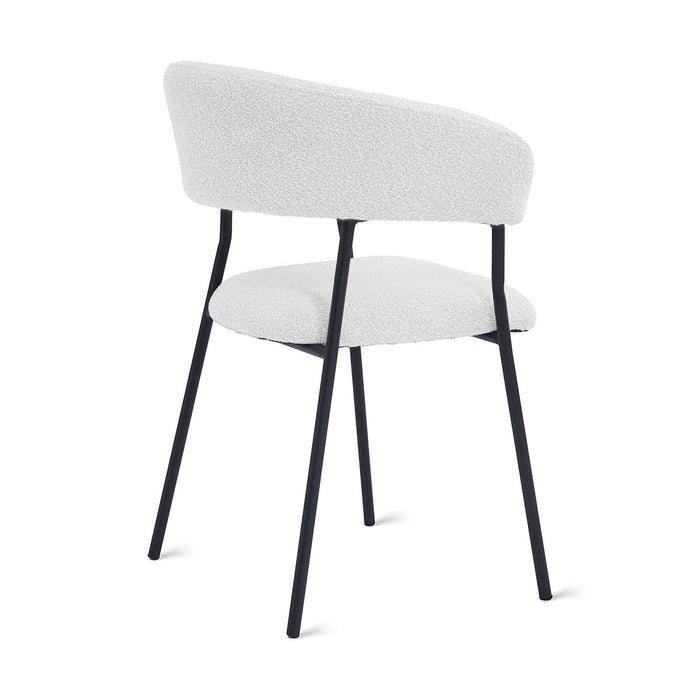 Eetkamerstoel Ava – Bouclé Ivoor