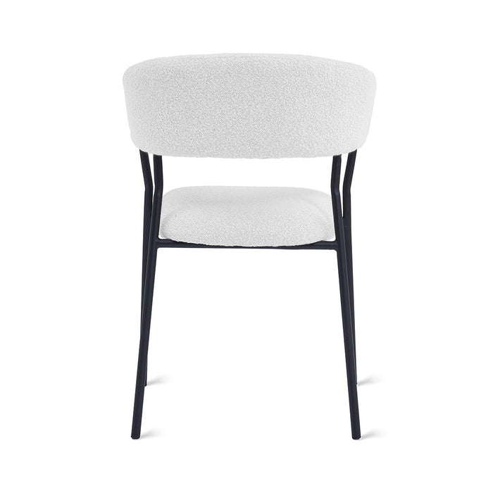 Eetkamerstoel Ava – Bouclé Ivoor