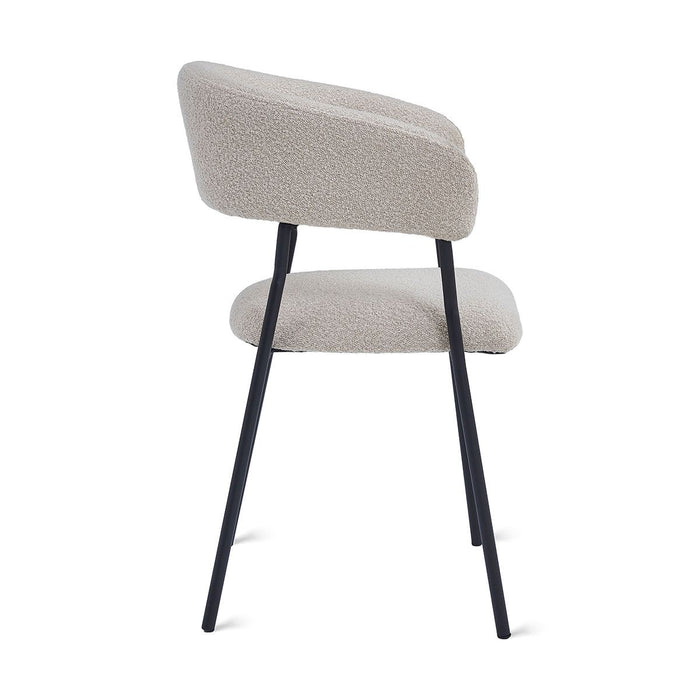 Eetkamerstoel Ava – Bouclé Taupe