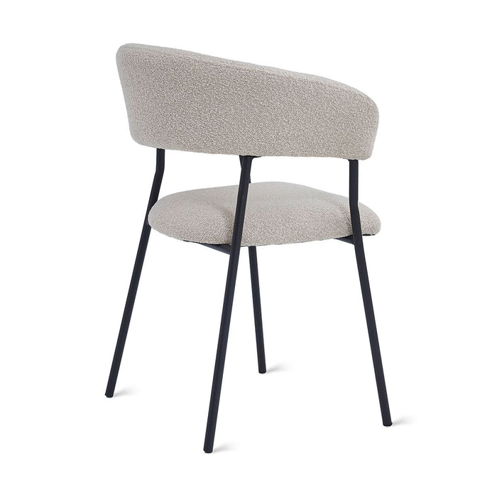 Eetkamerstoel Ava – Bouclé Taupe