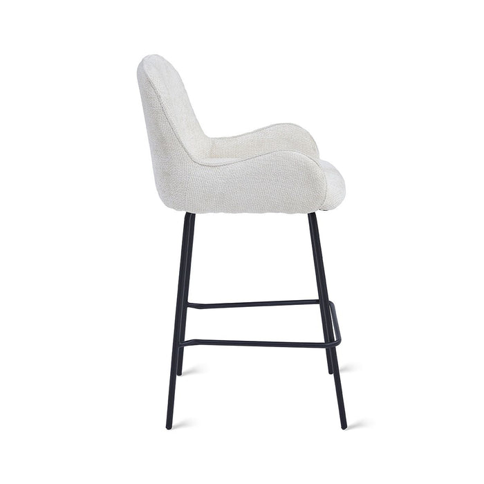 Barkruk Lily – Stof Ivoor