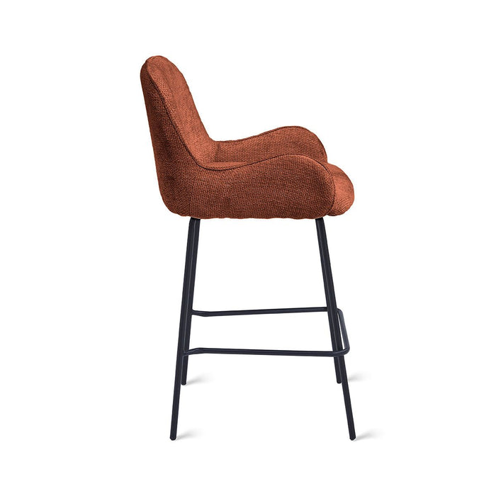 Barkruk Lily – Stof Roest