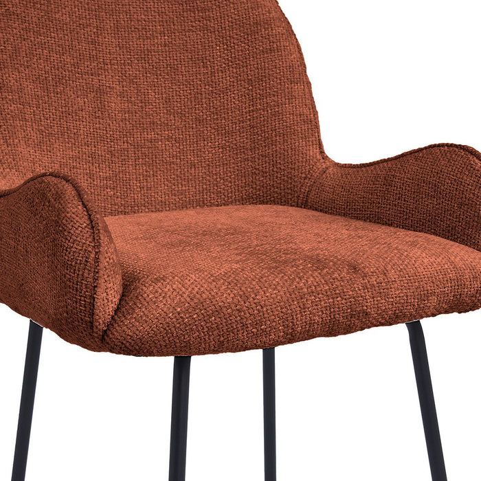 Barkruk Lily – Stof Roest