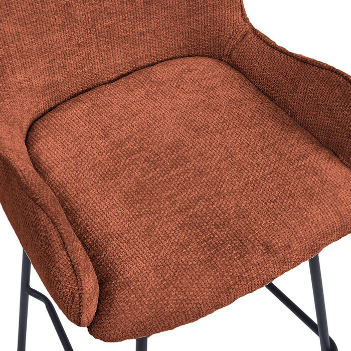 Barkruk Lily – Stof Roest