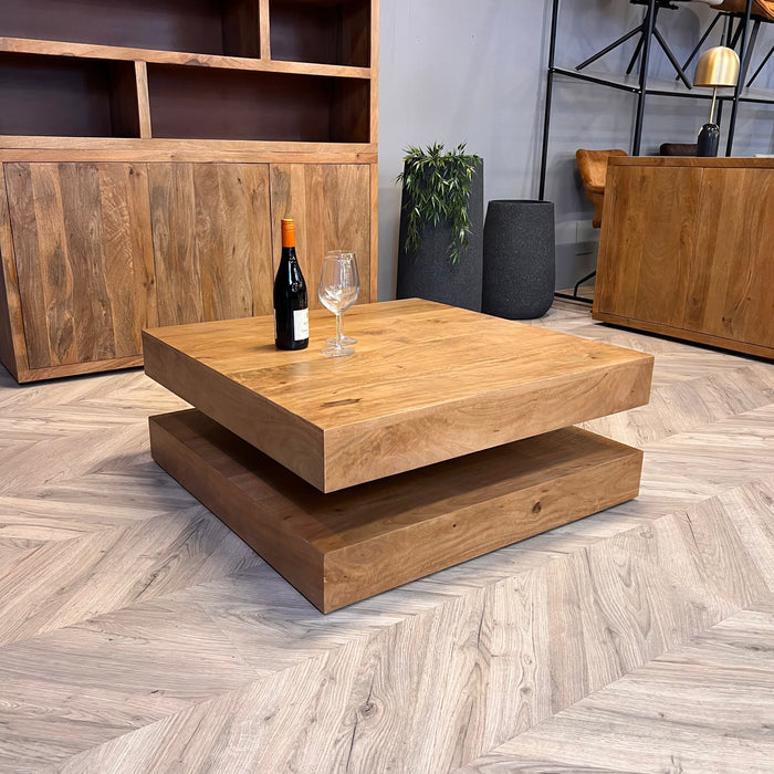 Salontafel Barney | Naturel 90cm