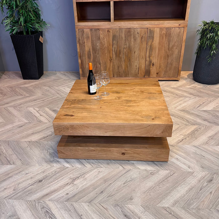 Salontafel Barney | Naturel 90cm