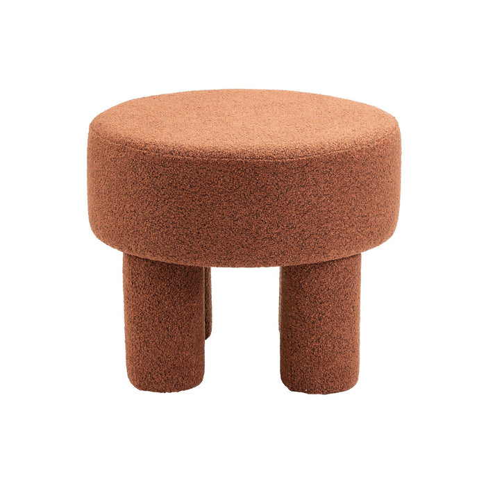 Poef Demi – Bouclé Roest