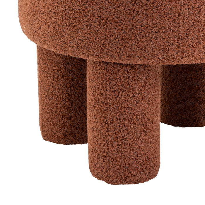 Poef Demi – Bouclé Roest